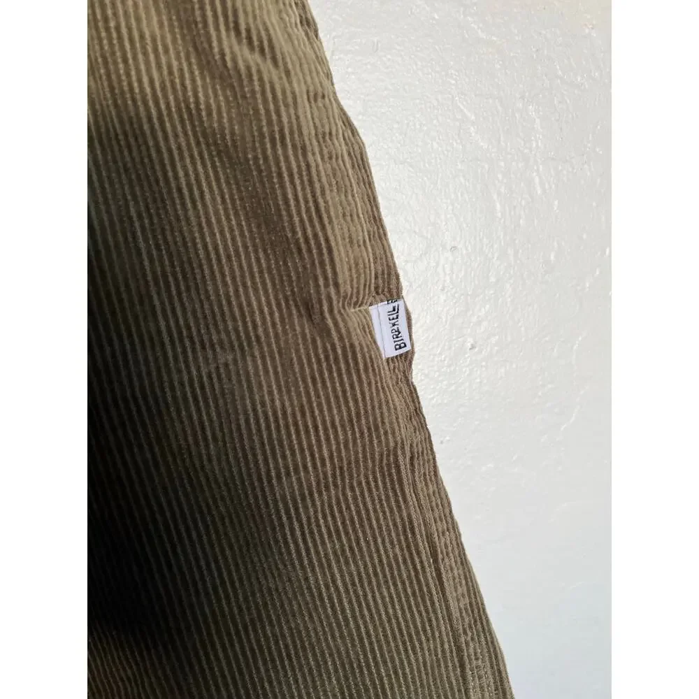 NWT Birdwell Britches Shorts Mens Med Olive Green Corduroy Cotton Drawstring 7
